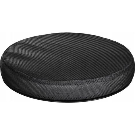 Actionmed PO600AM Almohada Ortopédica Giratoria para Soporte Lumbar y Confort, Negro (1/2)