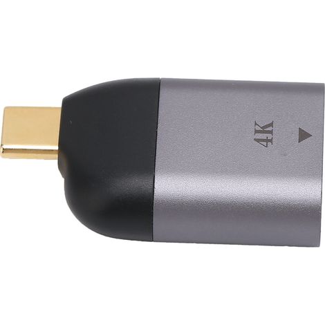 Adaptateur USB-C vers HDMI pour PC Portable, Convertisseur Type-C Mâle HDMI Femelle Compatible Ordinateur Portable Windows JD0791