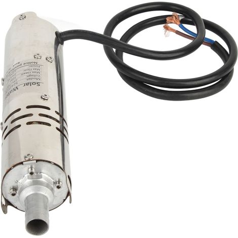 Pompe immergée solaire 24V DC sans balais, moteur à aimant permanent, contrôleur MPPT intégré, modèle S242T30 (1/5)