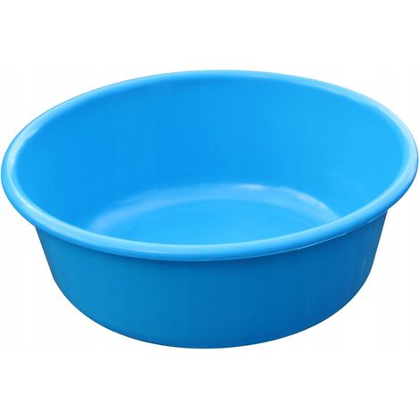 Runde Plastikschüssel 6 l Meeresblau (1/2)