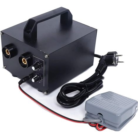 Soldadora por puntos para baterías, potencia de salida de 6700 W, corriente de salida de 1600 A, carcasa de aluminio, apta para baterías de vehículos eléctricos, diseño compacto. (1/5)