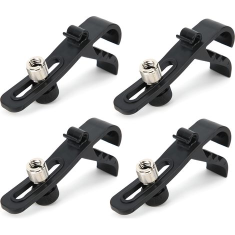 Support Microphone Antichoc 4 Pièces pour Percussion Fixation Instrument (1/5)