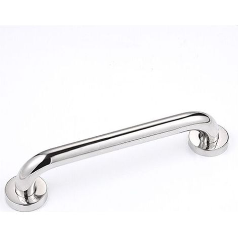 Lot de 2 Barre D'Appui wc Acier Inox Maintien Poignée Douche, 30cm Barre d'Appui Salle de Bain Coudée, Barres Douche, Baignoire Main Courante Inoxydable Âgées/Handicapées/Enfants (1/4)