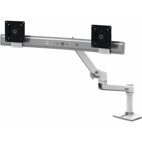 ERGOTRON Ergotron LX Dual Direct Monitorarm, Tischhalterung (weiß) (45-489-216)