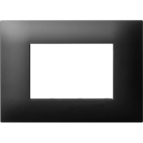 Ave placca young44 grigio tekla 3moduli in tecnopolimero 44pj03gtk