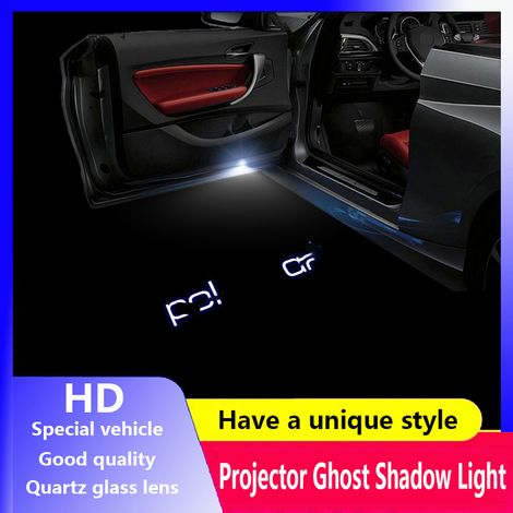 (3 lettres) 2 logos LED HD compatibles avec Polestar 1 et Polestar 2. Projecteur d'éclairage de portière avec ombre portée, éclairage d'accueil, éclairage d'ambiance. Éclairage pour véhicule. (1/4)