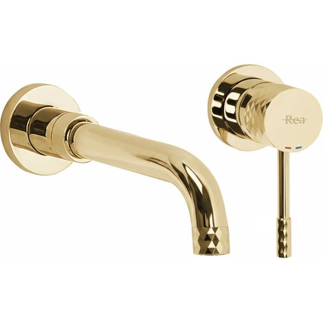 ROBINET DE LAVABO ENCASTRÉ REA LUNGO  GOLD (1/5)