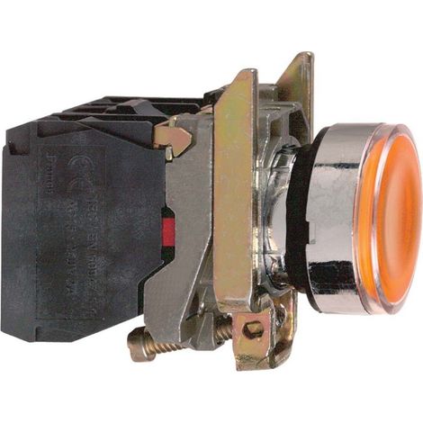 PULS.LUM. LED-Leuchte 230V NO+NC mit gelbem Design und hoher Energieeffizienz.