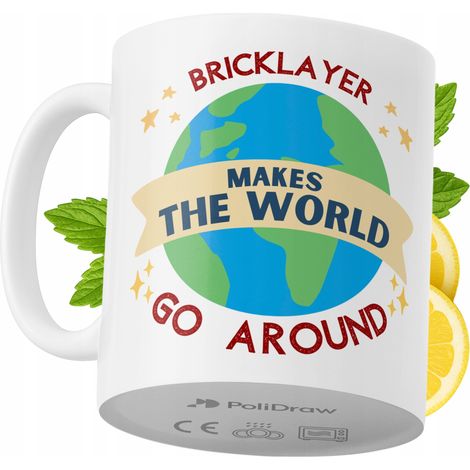 Mug humoristique pour maçon - Mug à café/thé avec texte amusant - Idéal pour les anniversaires, les fêtes et les occasions spéciales - Mug premium pour la maison, le bureau et le travail - Blanc - 330