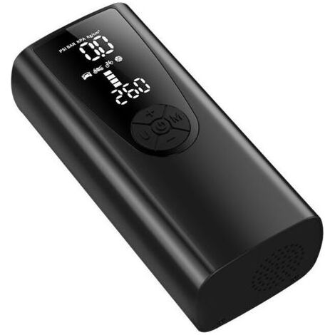 Compresseurs d'air portables, mini gonfleur de pneu avec batterie rechargeable de 8 000 mAh, pompe à air électrique de 150 PSI avec manomètre, pompe à pneu sans fil pour voiture, moto, vélo, bouée de, (1/4)