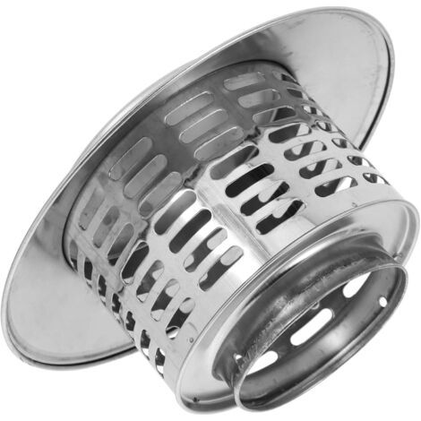 QORVA-75mm diamètre intérieur Chapeau de Cheminée Acier Inoxydable Résistant Pluie Protection Anti-intempéries pour Conduit de Cheminée Accessoire et Facile à Installer