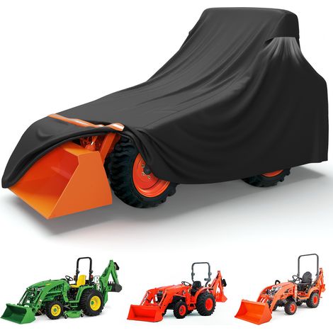 Housse de tracteur, résistante, tissu Oxford, étanche et résistante aux UV, dimensions 189" L x 76" W x 86" H, housse intégrale (1/5)