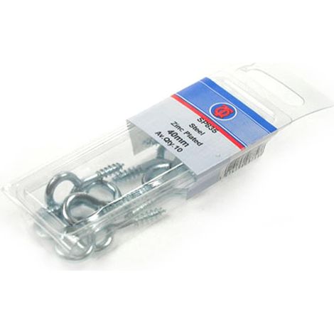 Unifix Screw Eyes Bzp - 8G X 35Mm - Box of 50