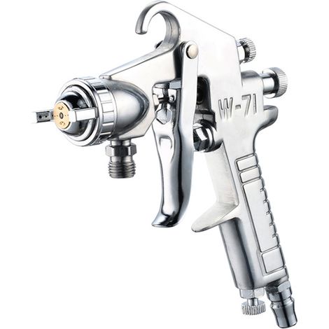 Pulvérisateur de peinture à alimentation par siphon, pulvérisation de peinture à haute atomisation par siphon pour un revêtement uniforme (1/2)