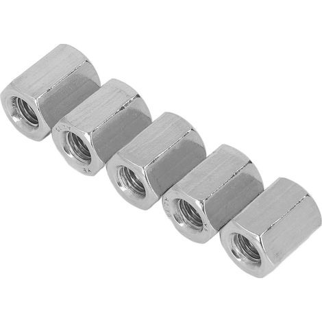 10 Écrous Hexagonaux en Acier Inoxydable 304 M10, Antirouille pour Fixation de Boulons et Tiges (1/5)