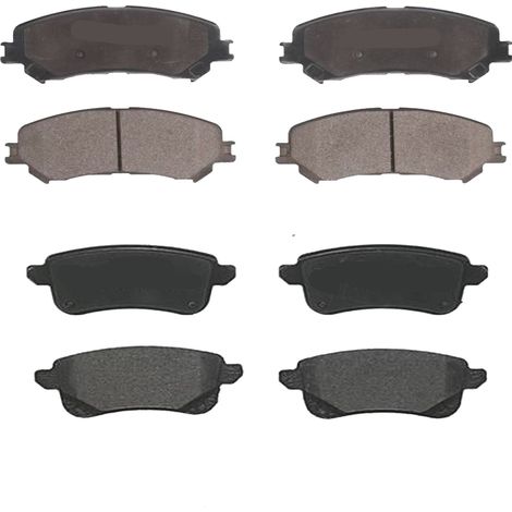 KIT PASTIGLIE FRENO ANTERIORI E POSTERIORI compatibile con SEAT EXEO (3R2) / PASTIGLIE FRENANTI AUTO OEM P 85 085 P 85 044,P 85 017 / SOSTITUZIONE DIRETTA / BASSA POLVERE / SILENZIOSO (1/4)