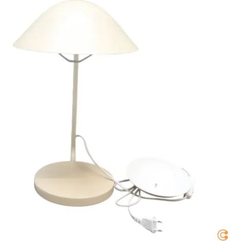 [GEBRAUCHT] B-Ware Nordlux Tischleuchte Lampe Freya Metall E14 Beige Schreibtischlampe Mit Schal841