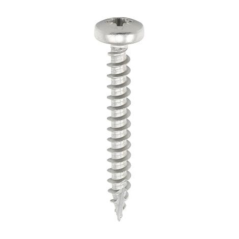 Timco 4.0 x 50mm Classic Stainless Steel Pan Head Wood Screws Qty 200