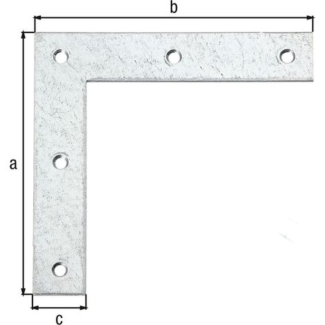 Mensola angolare L.160x160mm P.30mm STA zincato sendzimir GAH (Per 10)