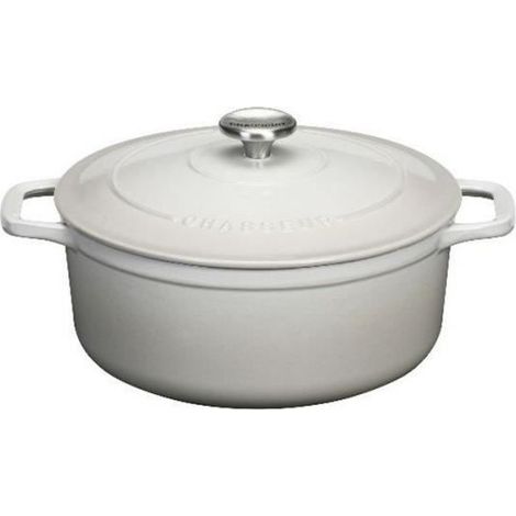Chasseur - Cocotte ronde Le Chasseur 24 cm Macadamia (1/2)