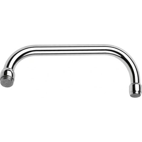 Canna ad u universale per miscelatore lavello monoforo a parete con aeratore cm 20 AMBRA WATER