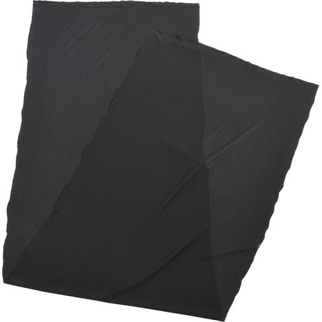 Schwarzer, staubdichter Lautsprechergitterstoff, 1,7 m x 0,5 m, Stereo-Akustikgitter