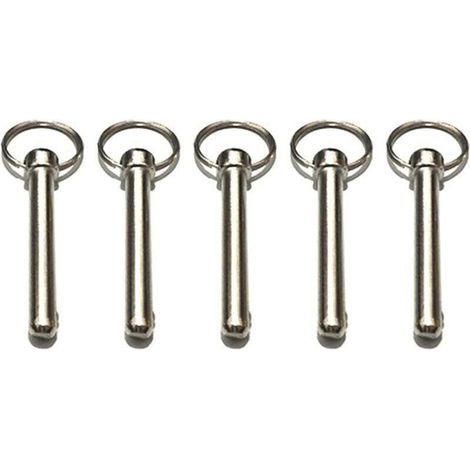 pair Goupille à Dégagement Rapide 8mm avec Boule à Ressort pour Accastillage Marin et Bimini (1/4)
