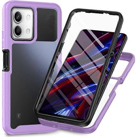 Compatible pour Xiaomi Redmi Note 13 5G Case Housse de téléphone PC + TPU avec protecteur d’écran PET (1/5)