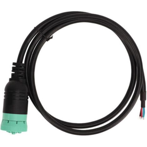 Conector de extensión hembra de 9 pines TIPO 2 J1939 para cable de diagnóstico de enchufe abierto, herramienta automotriz