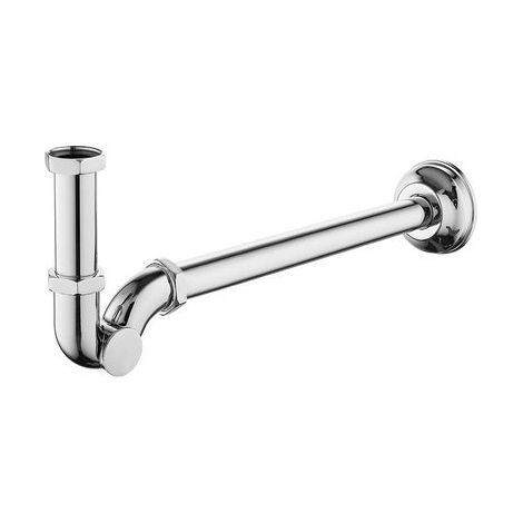 SIFONE DI SCARICO A S MODELLO VIVID Misura: 1"1/4 Cromo (1/2)