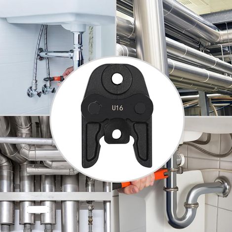 U16 Mâchoire de sertissage pour tuyau composite compact Pince à sertir Mâchoires de sertissage Convient pour les travaux de raccordement de tuyaux (1/5)