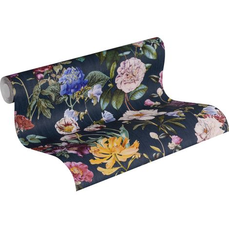 A.S. Creation Jette 5 373364 Vliestapete Blumenoptik 0.53 m x 10.05 m Blau (1/5)