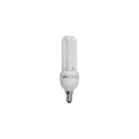 1PZ LAMPADA ELETTRONICA 2 TUBI E14 - 11w - E14 -  2700°K calda