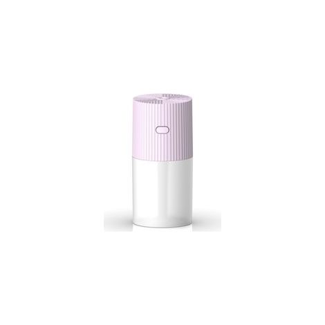 Mini humidificateur USB brume froide 300 ml, arrêt automatique, modes intermittent/continu, veilleuse LED couleur, rose – (1/5)