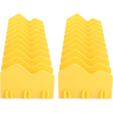 Lot de 2 range-outils clés en ABS gain de place polyvalent 10 emplacements support clés pour pinces cliquets ciseaux tournevis (1/5)