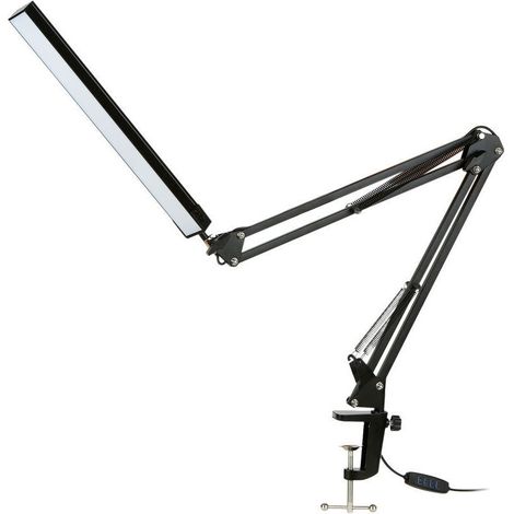 Lampada da scrivania pieghevole a tre stadi, 5 V CC, 12 W, 80 LED, lampada da comodino pieghevole con braccio lungo per imparare a leggere, grigia (1/4)