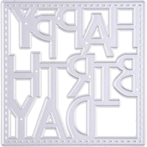 Stanzformen für Wörter, Metallprägeschablone, DIY-Scrapbooking-Vorlage für Mädchen