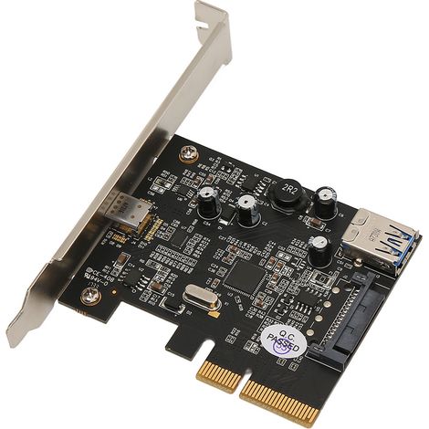 Carte adaptatrice PCIe USB 3.0 vers Mini SATA, adaptateur USB en façade pour Windows, macOS et Linux (1/5)