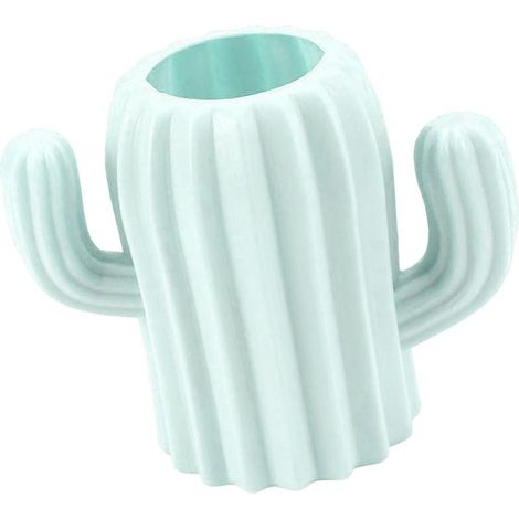 Vase Décoratif Cactus Style Scandinave en PE Imitation Céramique Mat Vert pour Déco Maison Cadeau Stockage Petit Objet (1/5)