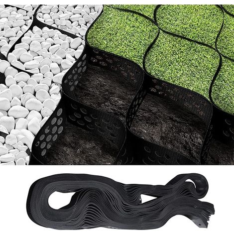 15m² Stabilisateur Gravier 5cm Hauteur,5x3 m Stabilisateur De Gravier, Grille De Protection pour Gazon, Grilles De Pelouse (1/5)