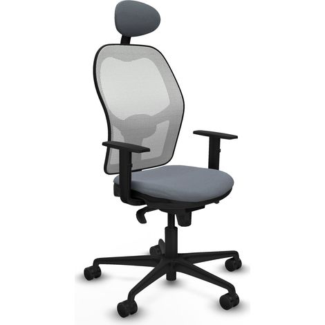 Silla de Oficina con Cabecero Jorquera Piqueras y Crespo 1D036N1 Gris