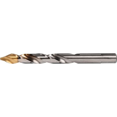 TECWERK Spiralbohrer DIN 338 TypN D.1mm Zyl.schaft HSS profilgeschl.TiN-kopfb.