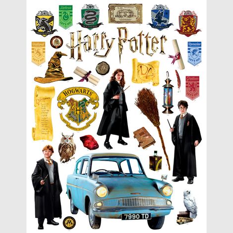 Sticker - Harry Potter Trio de magiciens - 65x85 cm (1/4)
