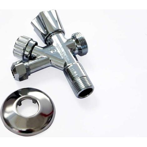 Rubinetto sottolavello combinato 1/2" - 3/8" - 3/4"