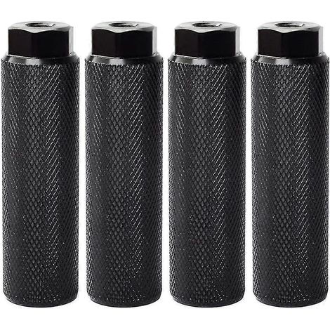 4 repose-pieds de vélo, en alliage d'aluminium antidérapants, pour BMX, pour vélo de cyclisme. (1/5)