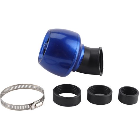 Filtre d'admission de moto, nettoyeur d'air lavable et réutilisable, universel pour tuyau de diamètre intérieur de 1.1 à 1,9 pouces (1/5)