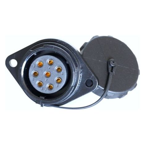 Connecteur circulaire RS PRO, Standard 8 contacts, Montage panneau, raccordement A visser ( Prix pour 1 )