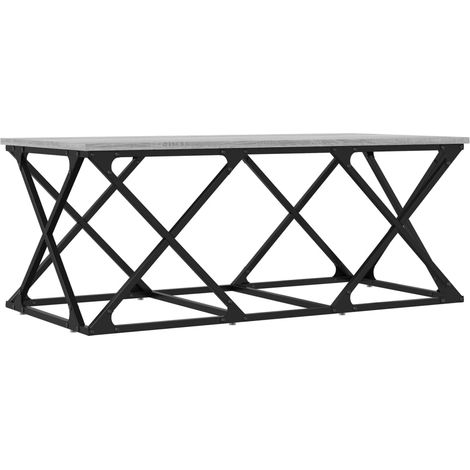 Maison Exclusive - Tavolino da Salotto Grigio Sonoma 100x49x40cm Legno Multistrato