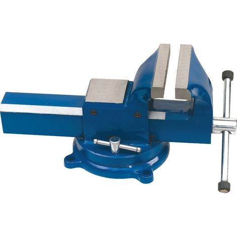 Tornillo de banco de acero y base giratoria 150mm FERVI 0036/150G