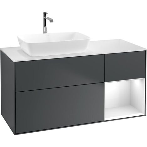 Villeroy & Boch F811GFHG Meuble sous-lavabo Finion F81 (1/2)